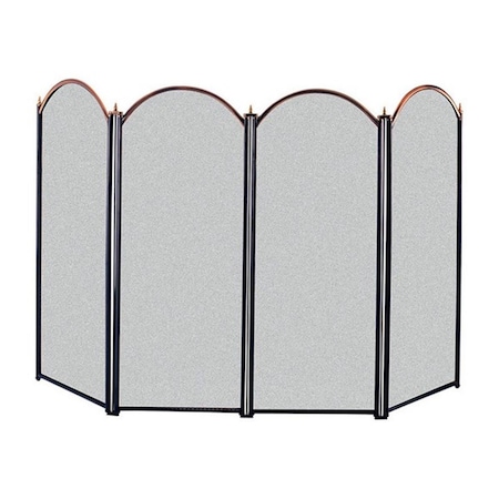 Dare2Decor 15106 48 in. x 32 in. Antique Brass Fireplace Screen DA2191014